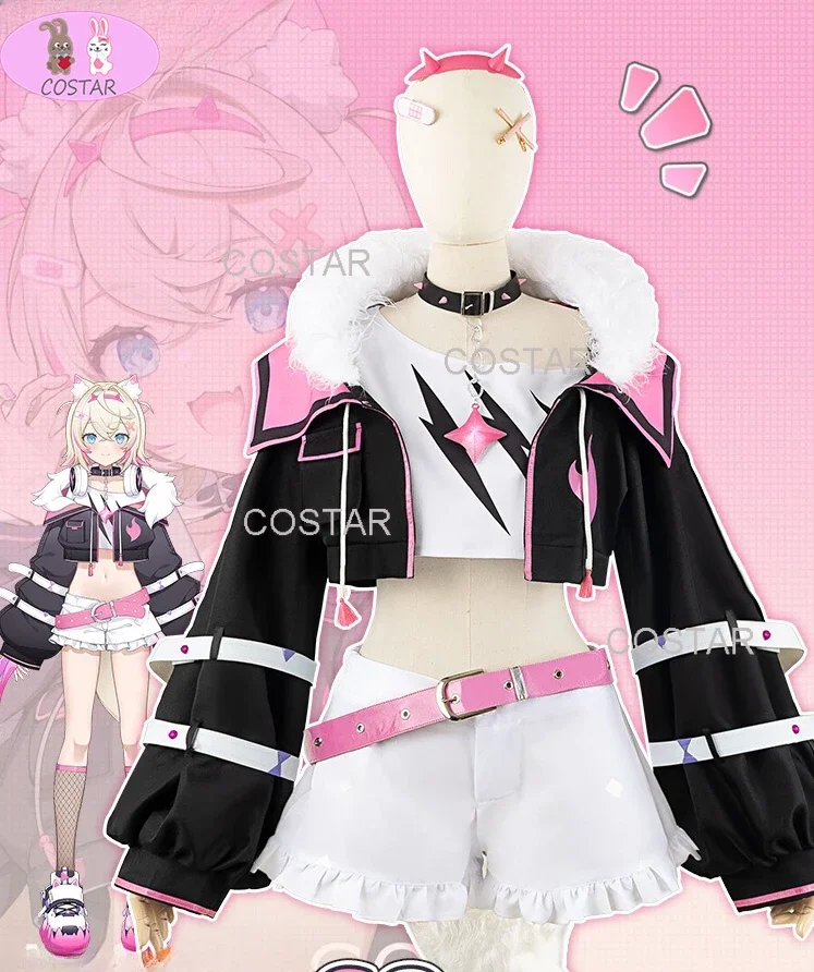 

Костюм для косплея COSTAR Vtuber Mococo безвкусгард, костюмы на Хэллоуин, женский новый костюм, униформа