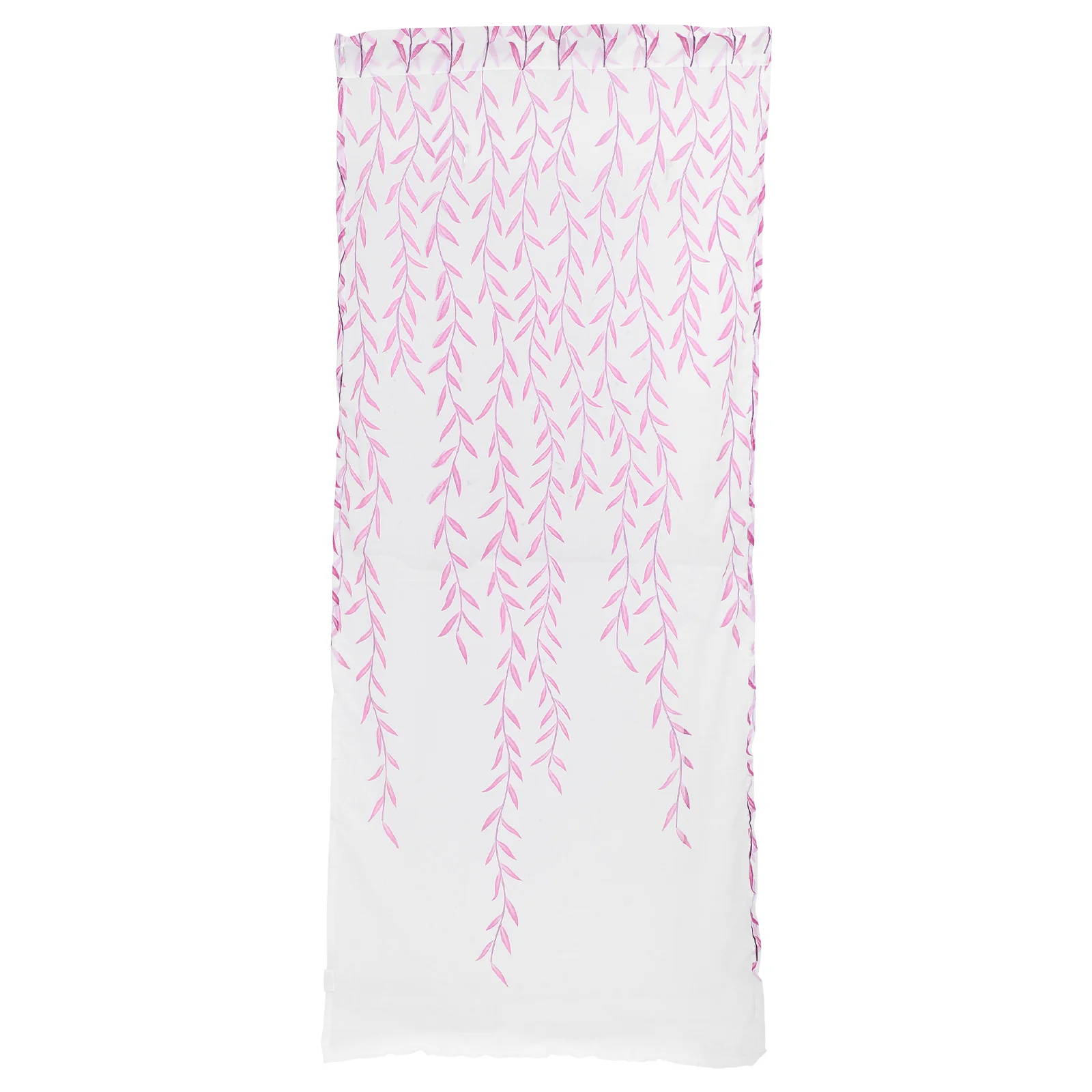 

Household Decorative Gauze Curtain Semi-transparent Breathable Window Screening Rustic Sheer Curtain