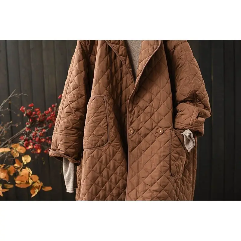 2022 Women's Clothing Autumn New Cotton Jacket Long-Sleeved Personalized Shawl  Collar Warm Short Suit Cotton Clothes for Women
