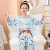 pokemon pikachu children pajamas set long sleeve t shirt pant pyjamas kid boy girl pijamas cartoon spring baby sleepwear