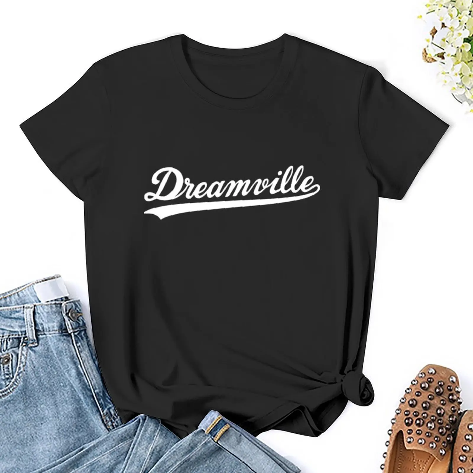 Женская футболка с логотипом Dreamville свободная графическим рисунком