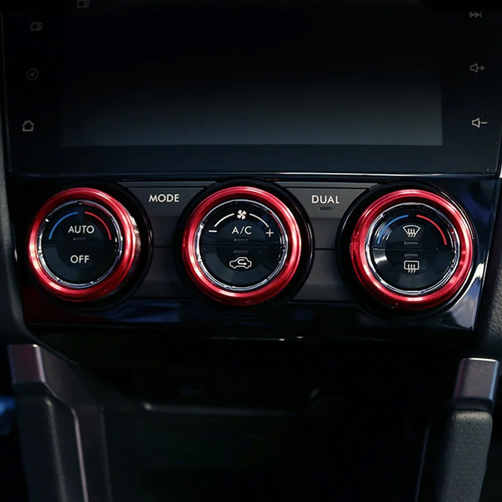 3 шт. автостайлинг ручка переменного тока кондиционера кнопка переключения тепла