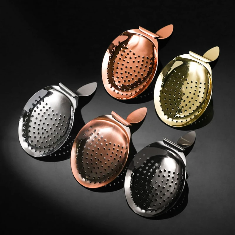 

Julep Bar Cocktail Strainer 304 Stainless Steel Julep Strainer Bartender Cocktail Shaker Wine Ice Strainer Mixed Barware