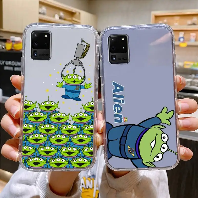 

Disney Toy Story Phone Case For Samsung Galaxy S10 S10e A70 Edge S22 S23 Plus Ultra Note10 Transparent Cove