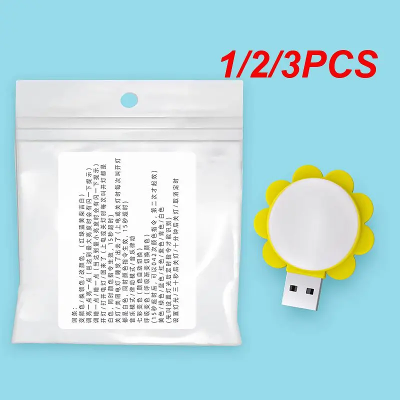 

1/2/3PCS LED Night Light Mini USB Voice Control Protable Small Emergency Lamp Bedroom Living Room Indoor Bedside Chinese Voice