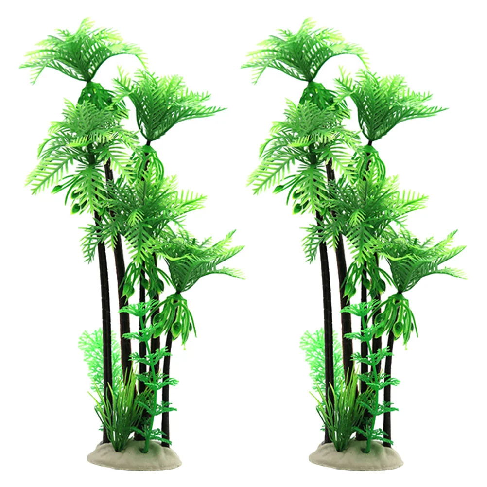 

Tree Palm Aquarium Fishtank Miniaturemini Artificial Modeldecor Treesdecorations Scenery Landscape Cupcake Topper Ornament