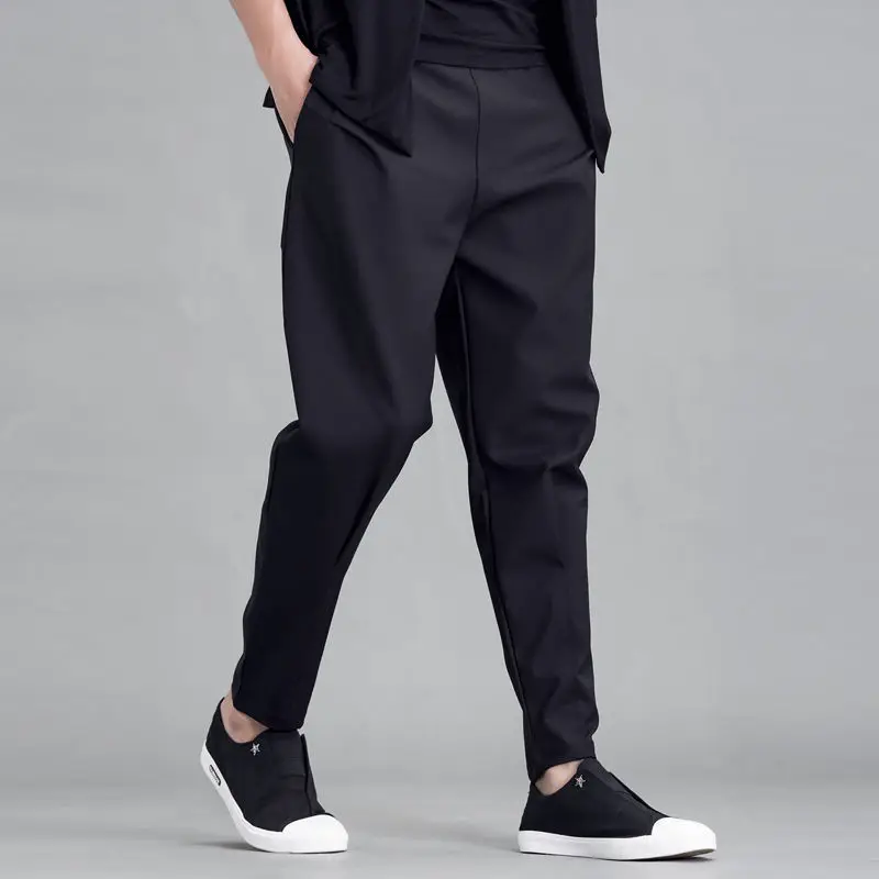 High Quality Pants Men's Casual Drape Korean Classic Fashion Business Formal Trousers Male Popular Clothing Plus Big Size A25