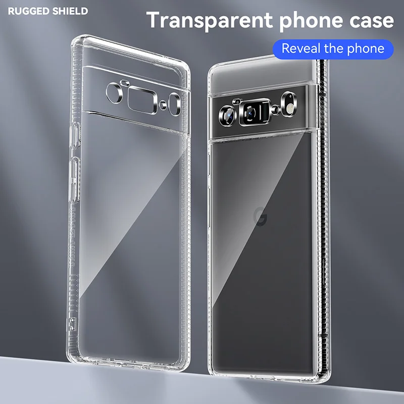 

2022 High Quality Transparent Case For Google Pixel 6 Pro 5G 5A Shockproof Clear Silicone Soft TPU Cover For Pixel 6A Cases