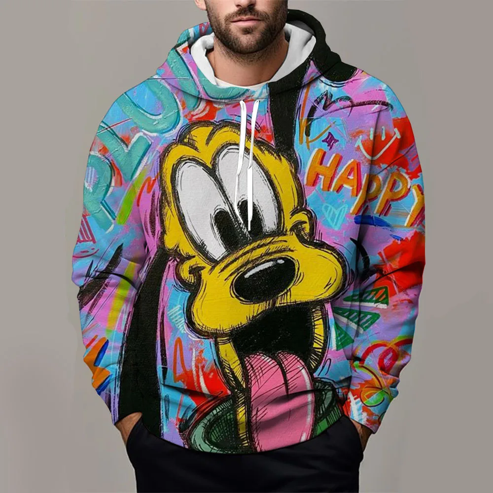 Забавные толстовки с 3d принтом Disney Gaofei для мужчин одежда рисунком мультфильмов