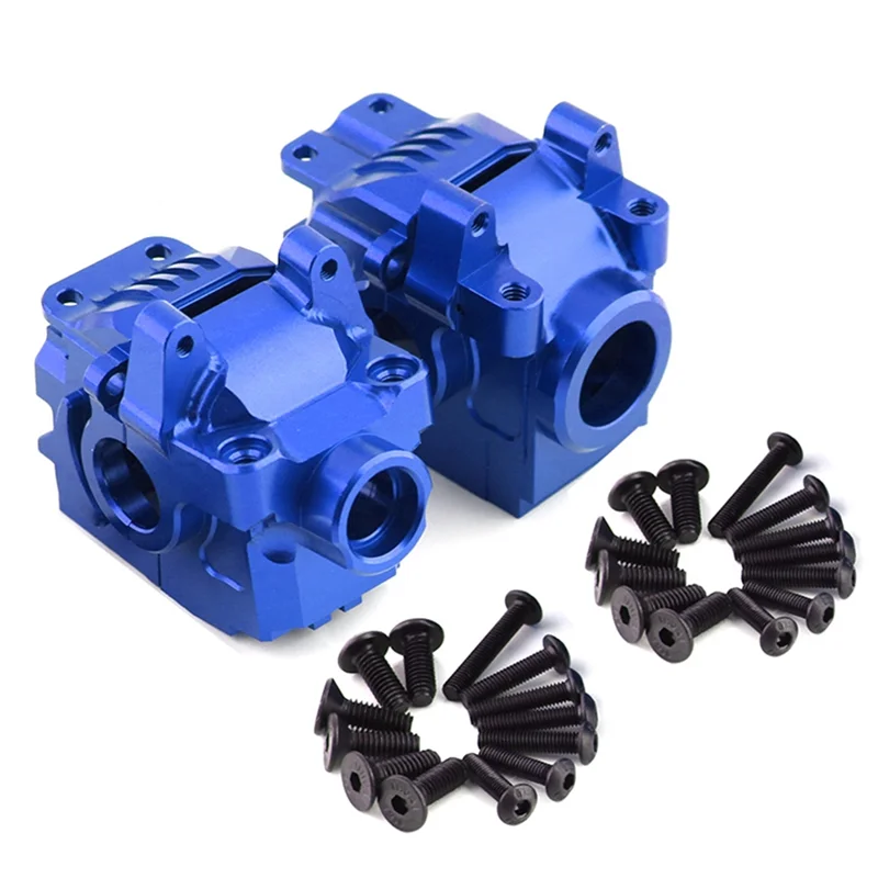 

Metal Front and Rear Differential Housing for 1/10 Traxxas Slash 4X4 VXL Rustler Stampede Hoss RC Car Parts,Blue