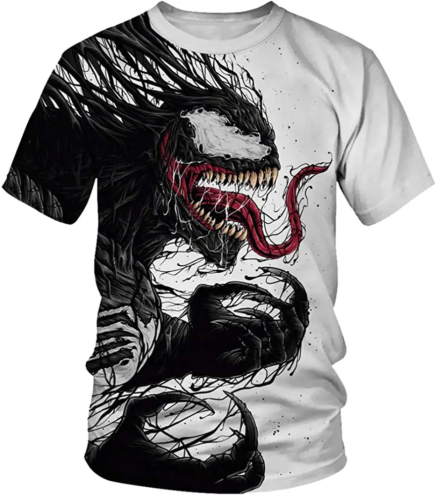 

Unisex 3D Print Creative Super Hero Short Sleeve T-Shirt Casual Graphic Tops