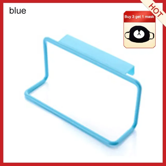 

Plastic Hanging Holder Towel Rack Multifunction Cupboard Cabinet Door Back Kitchen Accessories Home Storage Organizer