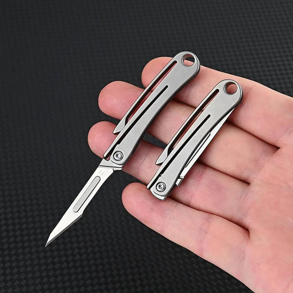 

Mini Cutter 1 Set Compact Replaceable Blade Lightweight Express Package Pocket Cutter Hunting Use