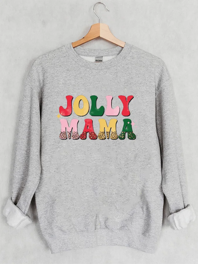 

Round Neck Letter Print Casual Sweatshirt
