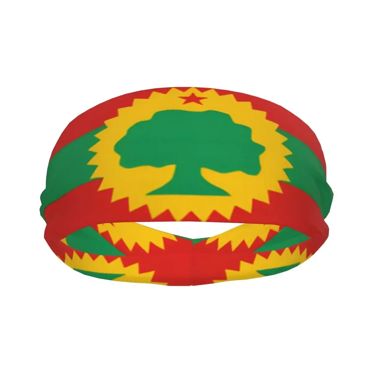 Повязка на голову с флагом освобождения Oromo повязка спереди для тенниса