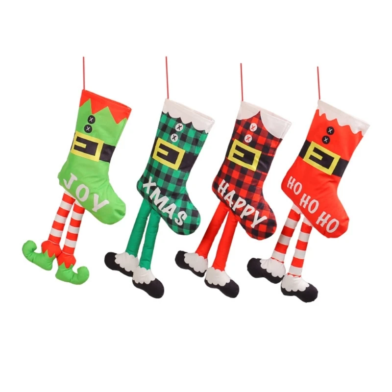 

Christmas Stockings 22 Inches Large Size Long Leg Hanging Stocking Decorations for Holiday Family Party Decor Gift Bag