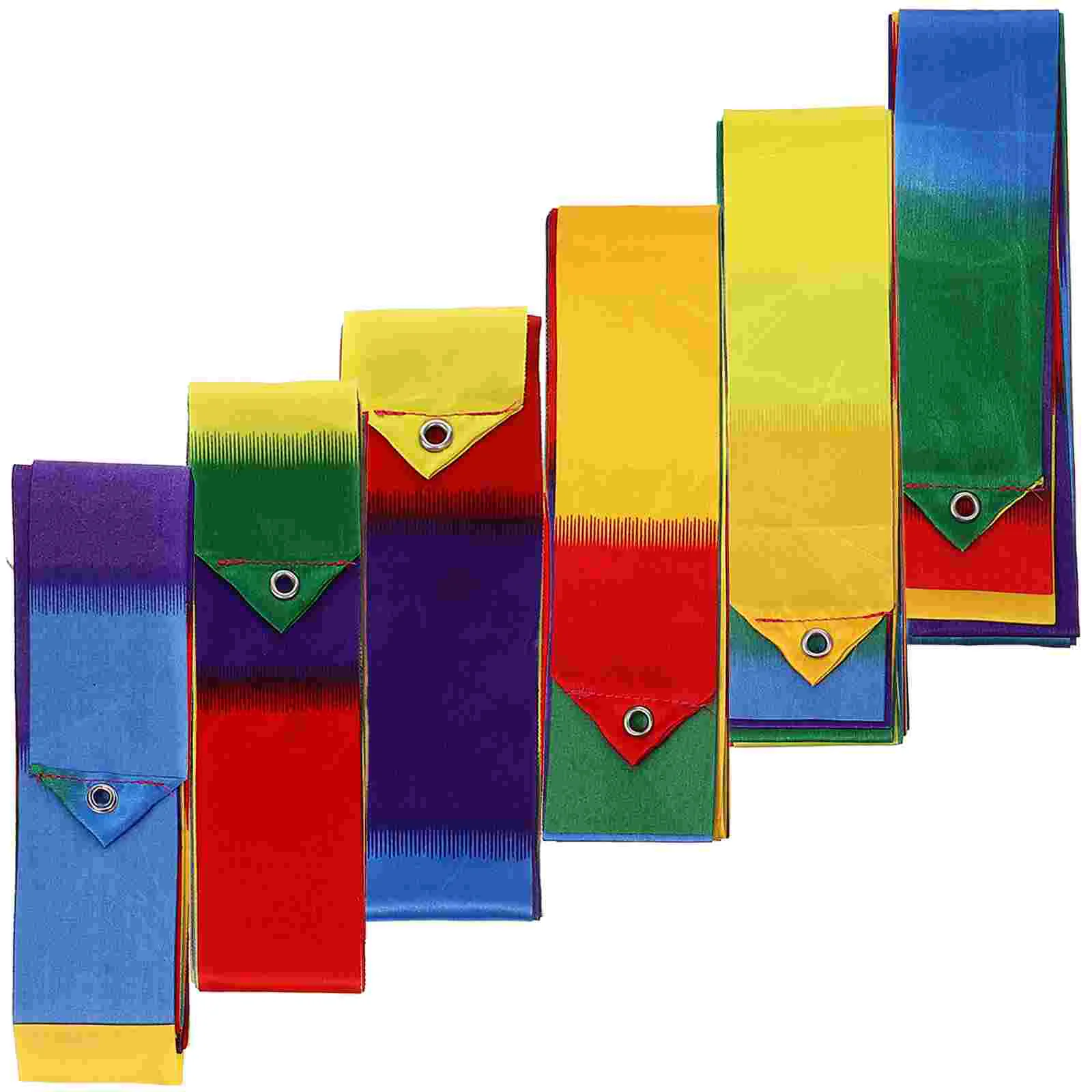 

Ribbon Twirling Sticks Cat Rainbow Gymnastic Fairy Colorful Kittens Teaser Interactive Toys Wand Silk Stick Ribbons A Streamers