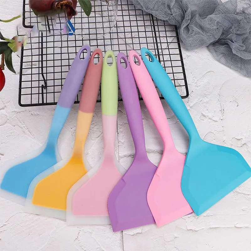 

Frying Shovel Non Stick Cooking Spatula Silicone Kitchen Utensils Kitchen Cooking Spoon Spatula Kitchenware Colander Rice Spoon