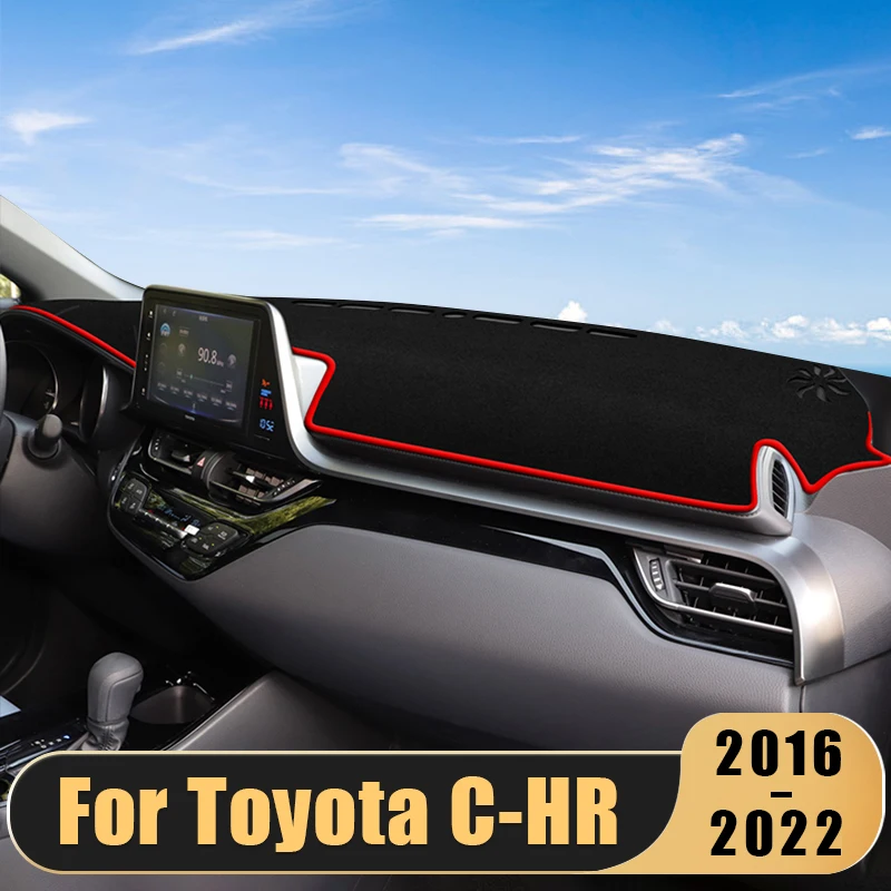 

Car Dashboard Cover Mat For Toyota C HR CHR CH-R 2016 2017 2018 2019 2020 2021 2022 Dash Board Sun Shade Pad Anti-UV Accessories