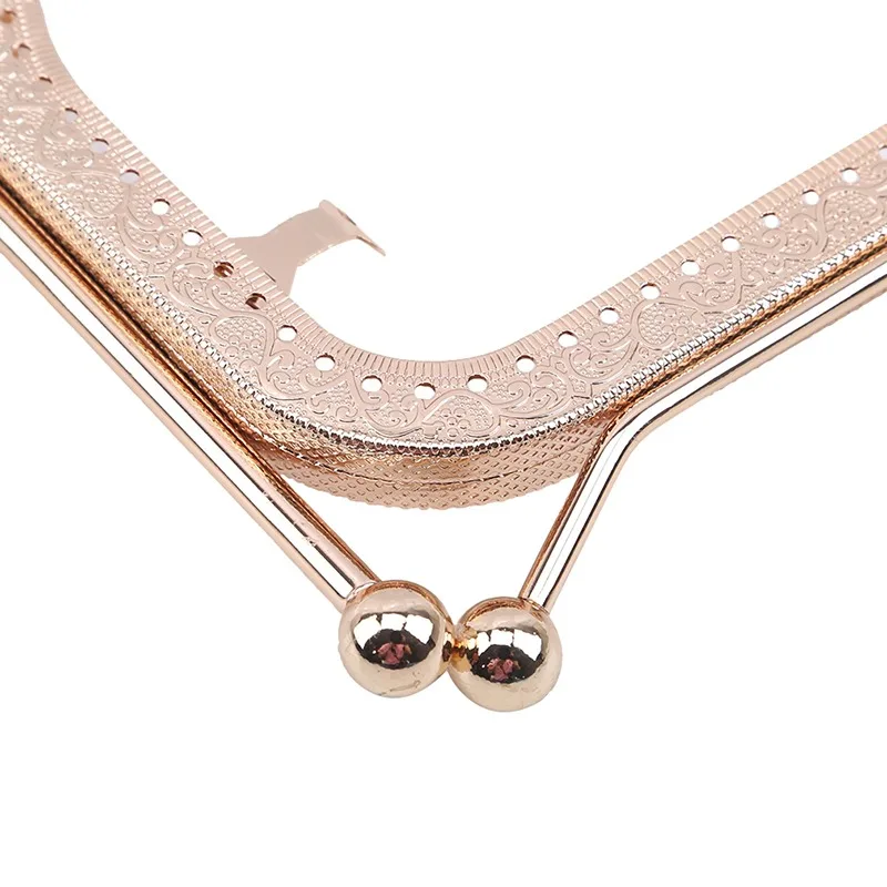 Винтажная металлическая рама для кошелька с замком самостоятельного