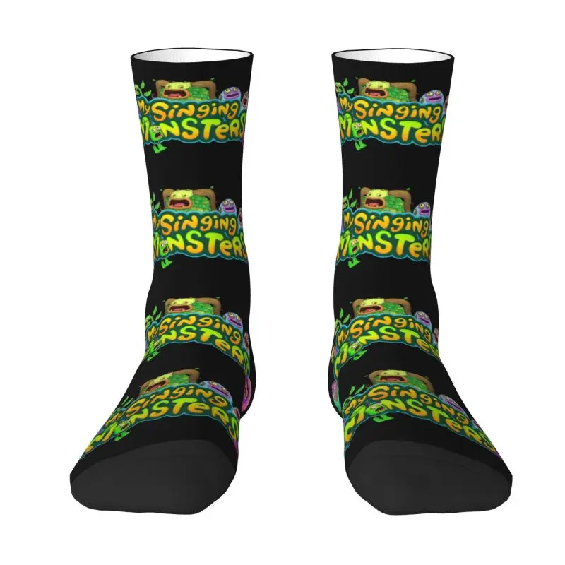 

My Singing Monsters Dress Socks Men's Women's Warm Funny Novelty Crew Socks