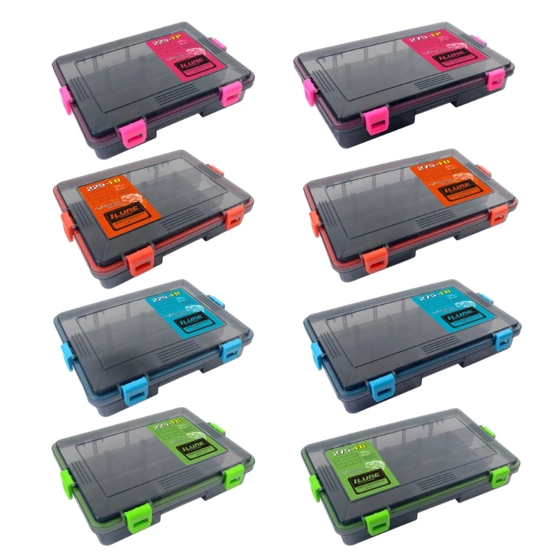 

Transparent Lures Hook Organizers Portable Fishing Tool Box Tackle Organizers Plastic Storage Cases Baits Accessory Box