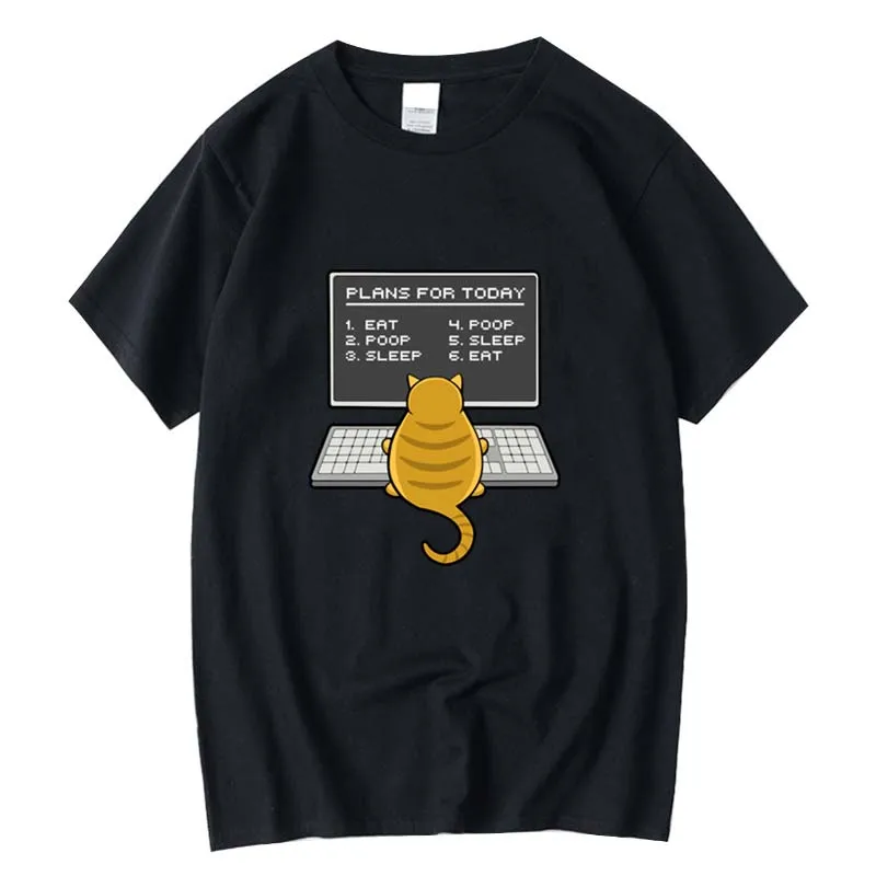 

Men's top quality100%cotton cool loose casual short sleeve Funny programmer print men tshirt male summer t-shirt tops tee shirts