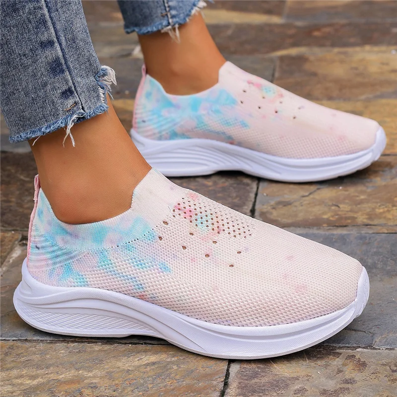 

Лоферы женские сетчатые, дышащие, без шнуровки, обувь для улицы, разные цвета, большие размеры, весна-осень