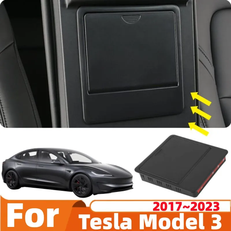 

Органайзер Для Центральной Консоли Tesla Model 3, Пластиковый Ящик Для Хранения Под Подлокотником, Скрытый Отсек Для Хранения