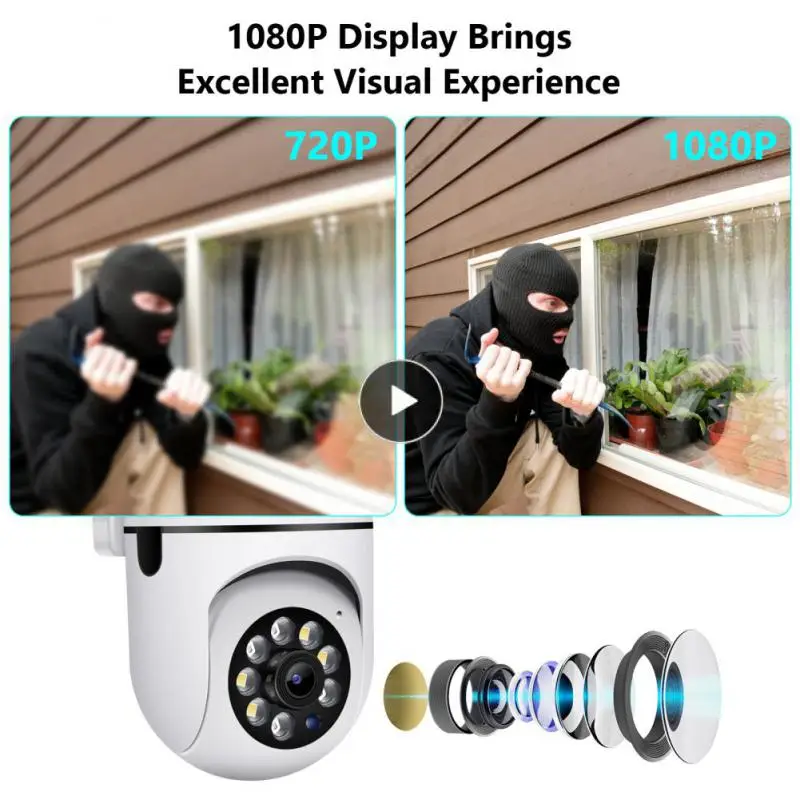 

Multi-function Cctv Security Camera 2.4g 5g Dual Frequency Auto Tracking Security Camera Smart Home Ptz Camera 1080p Ip Camera