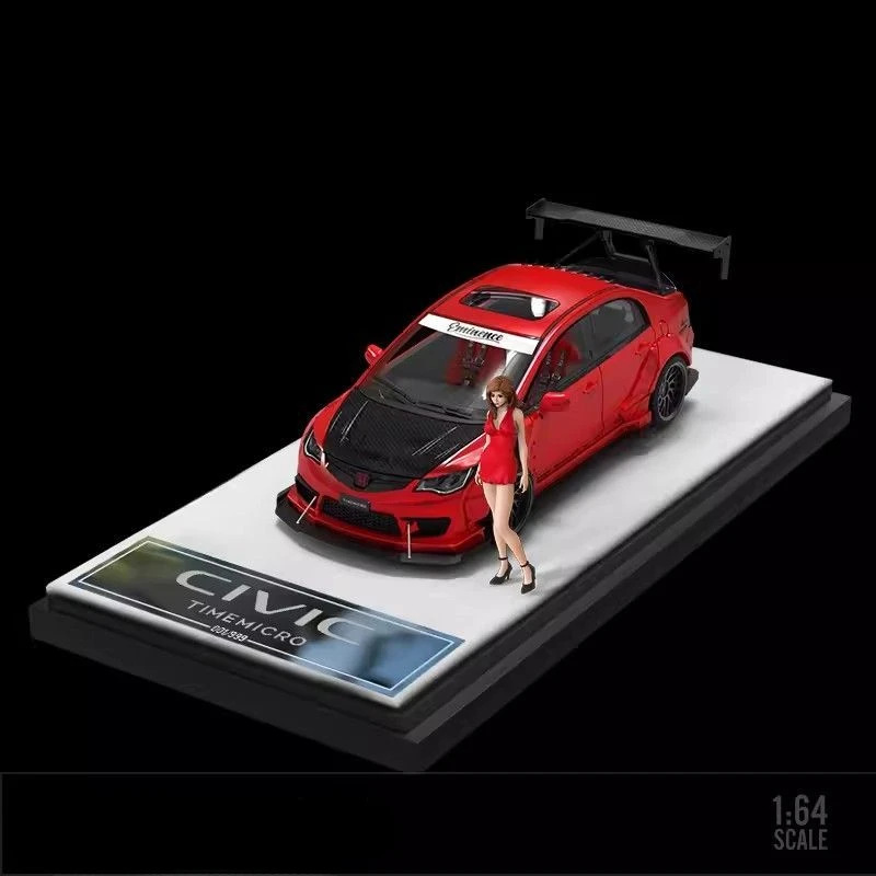 Платформа 1. | Время TM1:64 Honda Civic Изменение взрыва Сплошное цветное покрытие
