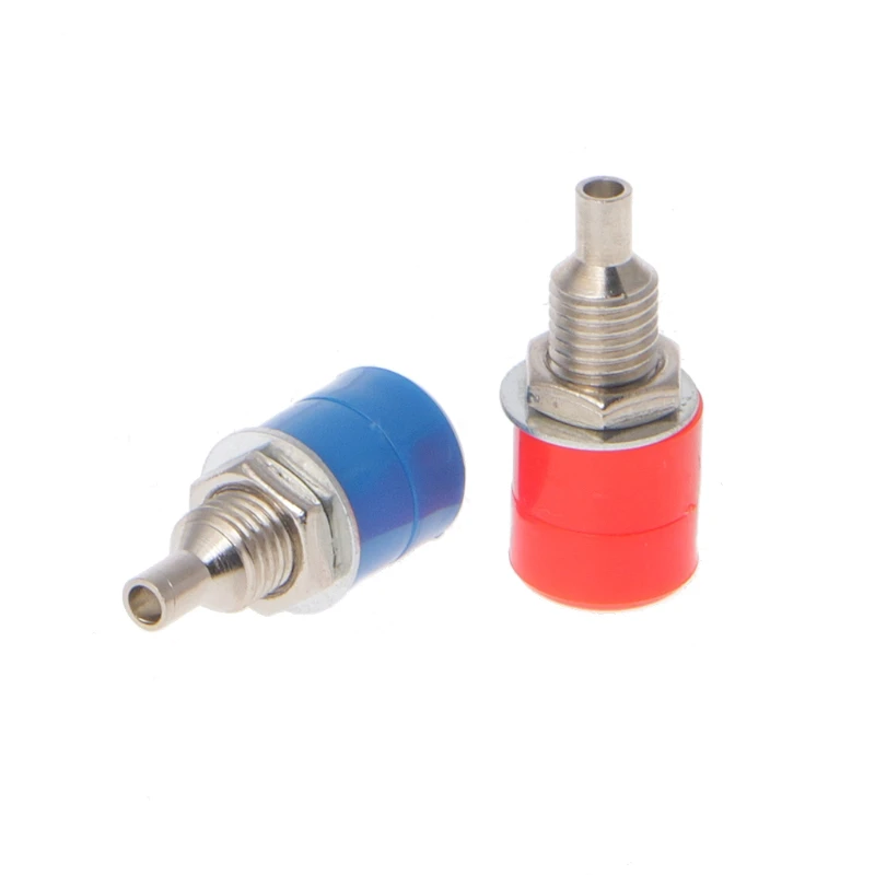 

H8WA 10 Pcs 4mm Female Banana Plug Socket Connector Binding Post Amplifier Terminal