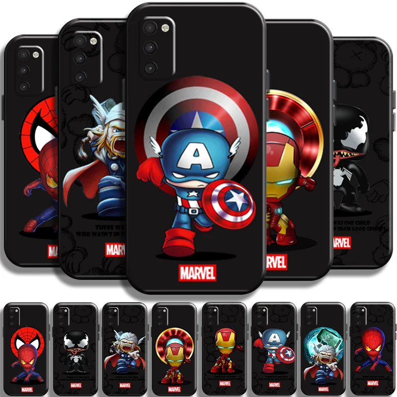 

Marvel Cartoon Avengers For Samsung Galaxy M10 Phone Case Black Coque Cover Soft Cases Funda Back Shell
