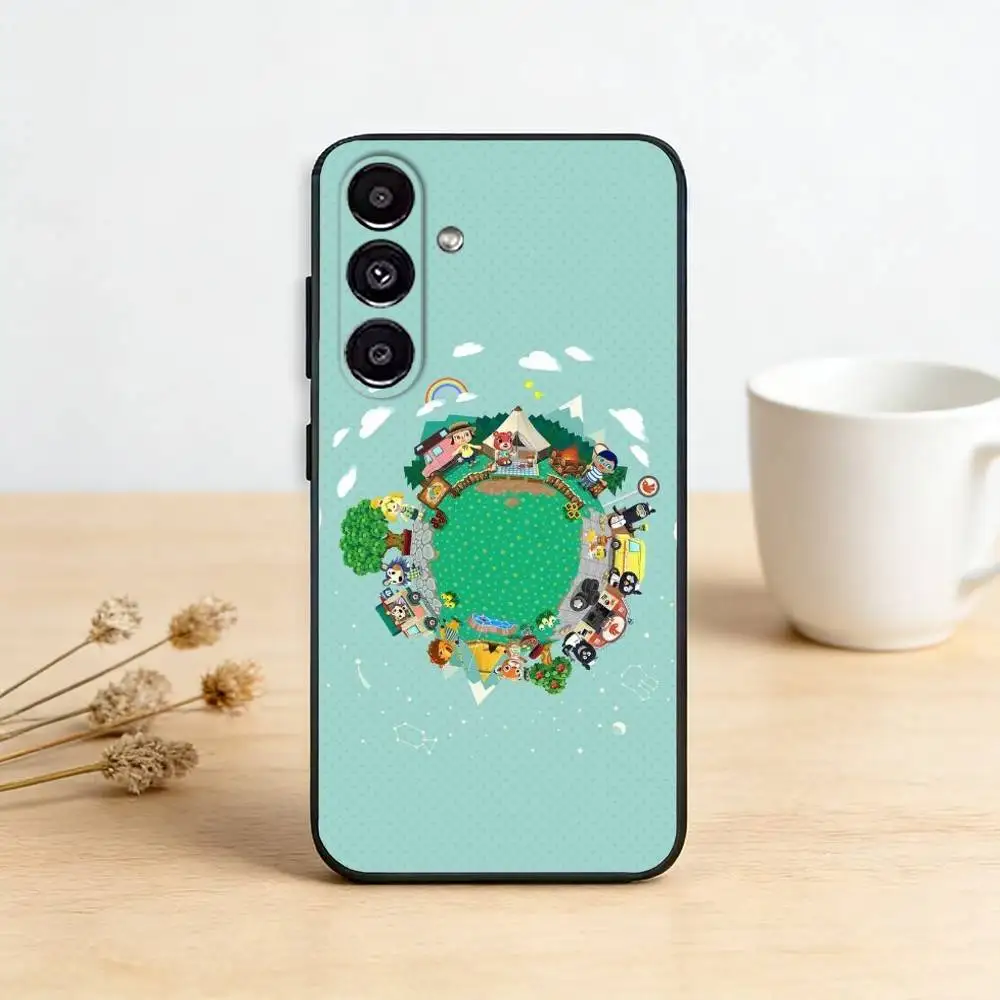 Фото Чехол для телефона Game A-Animals C-Crossing для Samsung Galaxy A13,21s,22,31,32,52,53,71,72,73, мягкий черный чехол №3