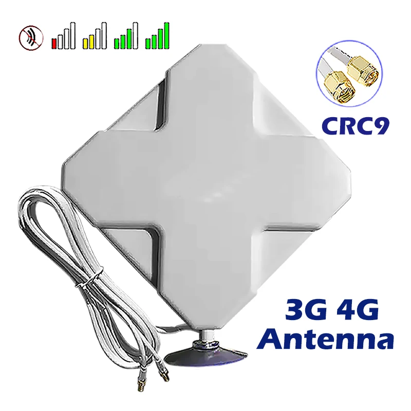 4G LTE Антенна CRC9 подключение с высоким коэффициентом усиления 35dBi MIMO двойная