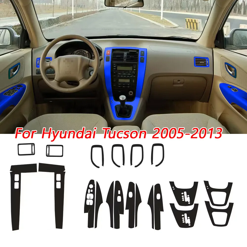 Для Hyundai Tucson 2005-2013 внутренняя Центральная панель управления дверная ручка 5D
