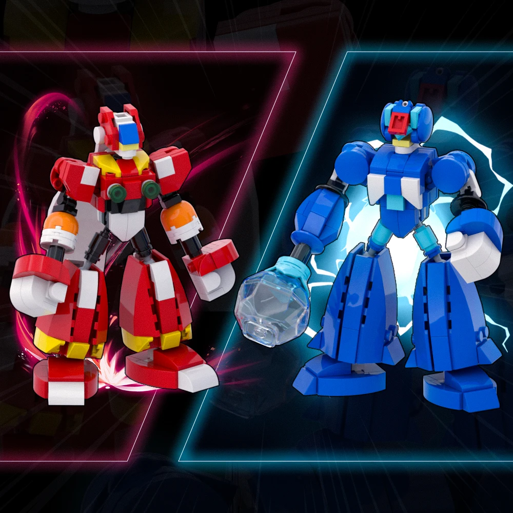 Экшн-фигурка Rock Mehca строительный блок набор моделей MOC Robot Man кирпичи игрушка для