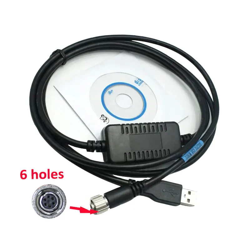 6-луночный USB-кабель для передачи данных тахеометра Top-con ES OS DOC210 серии So-kkia CX FX SX