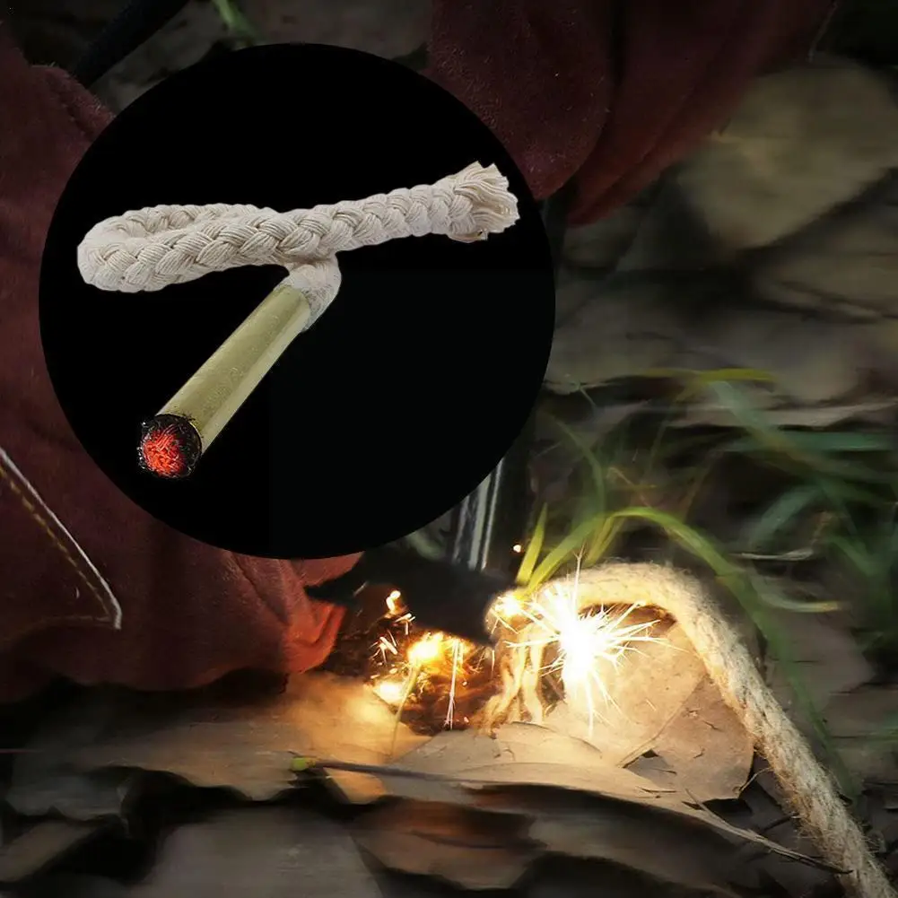 

Туристическое снаряжение для выживания, портативный веревочный прибор, зажигалка для кемпинга R3X8