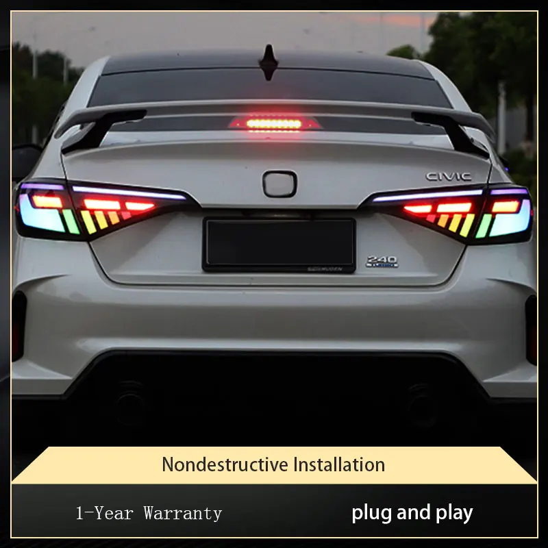 Автомобильные фары для Honda Civic G11 2021 2022 2023 задние светодиодные новые ДХО