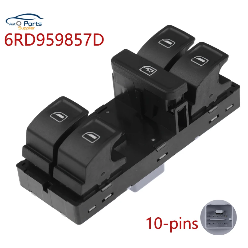 

New 6RD959857D For 2011-2013 Polo Power Window Master Switch 6RD959857B