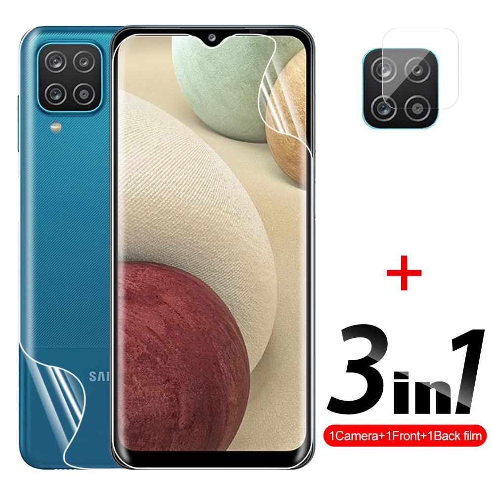 

3 в 1, Гидрогелевая Защитная пленка для Samsung Galaxy A12, A11, A10e