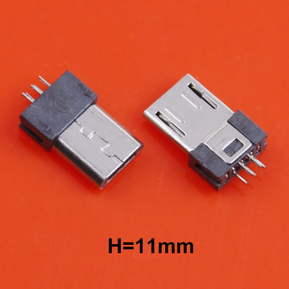 

10 шт., 5-контактный мини-зажим JCD с Micro USB