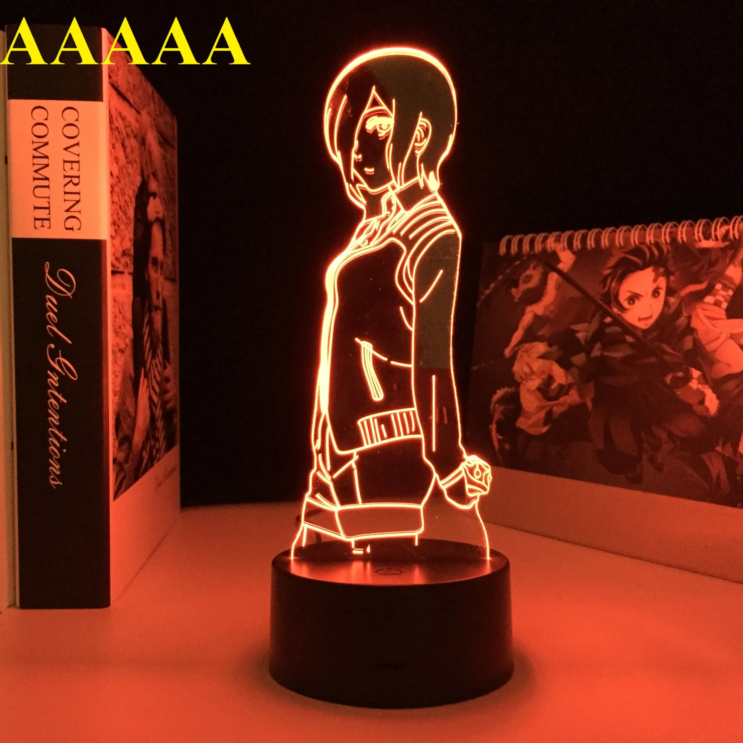 

Аниме Токийский Гуль фигурка 3D лампа Touka Kirishima для крутого дня рождения подарок для спальни Декор ночник Токийский Гуль акриловый светодиод...