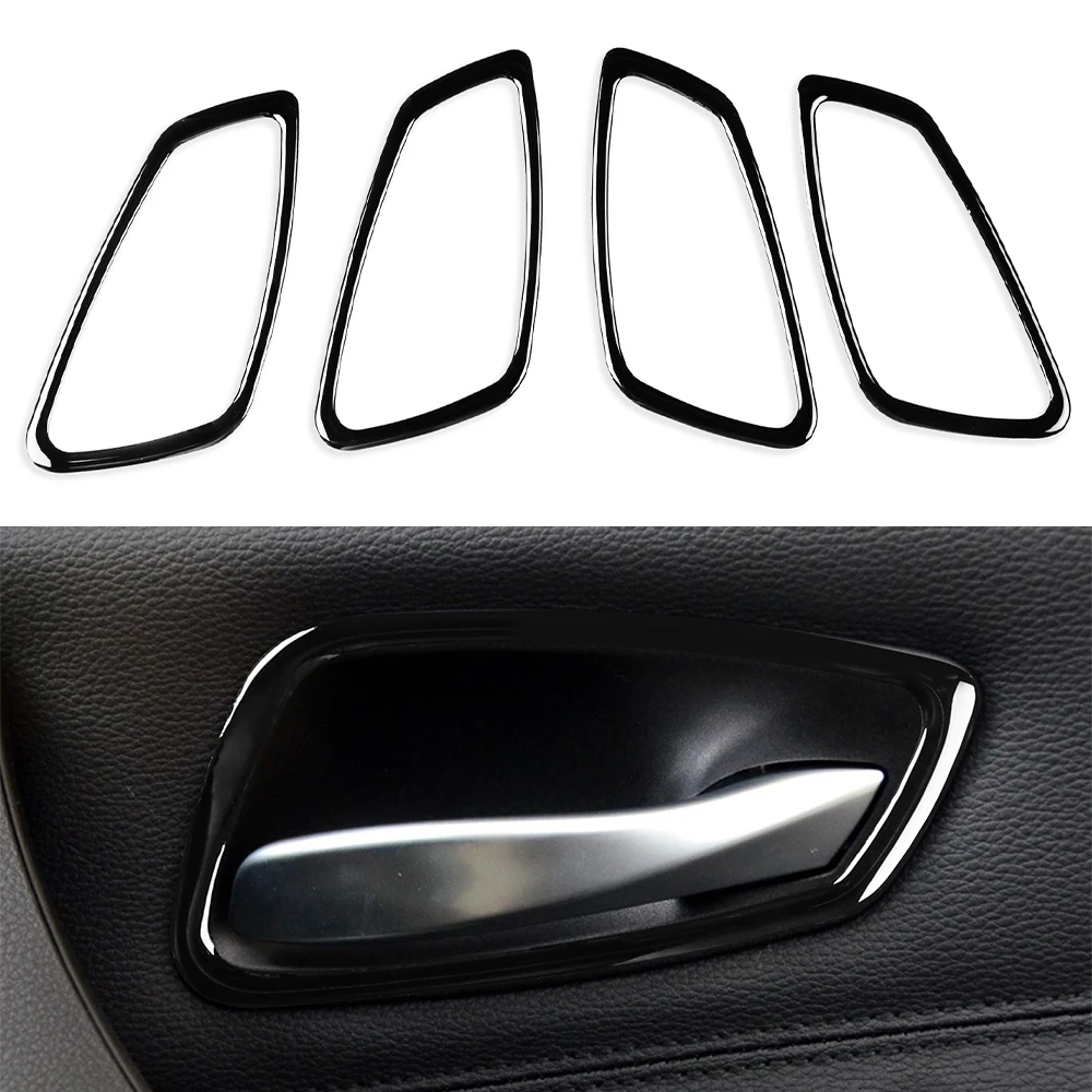

Car Interior Door Grab Handle Decorative Cover Trim for BMW 3 Series E90 Modified 320i 318i 325i 2005-2012 Accessories Black