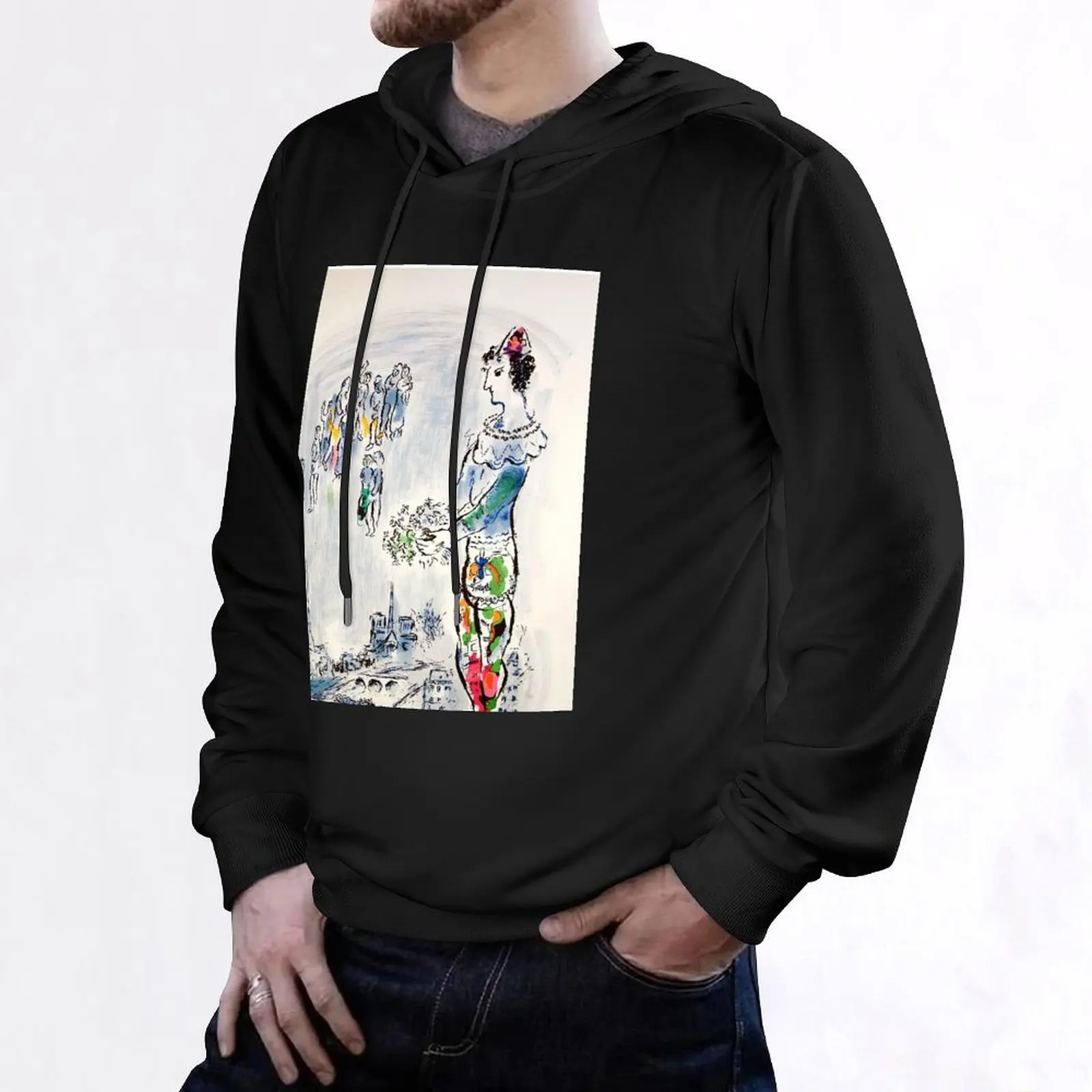Marc Chagall-выставочный постер 1969 пуловер с капюшоном мужская одежда в стиле аниме