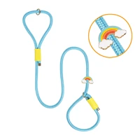pet hand holding rope pet dog hand holding rope training large dog chain explosion proof dog leash integrated portable traction