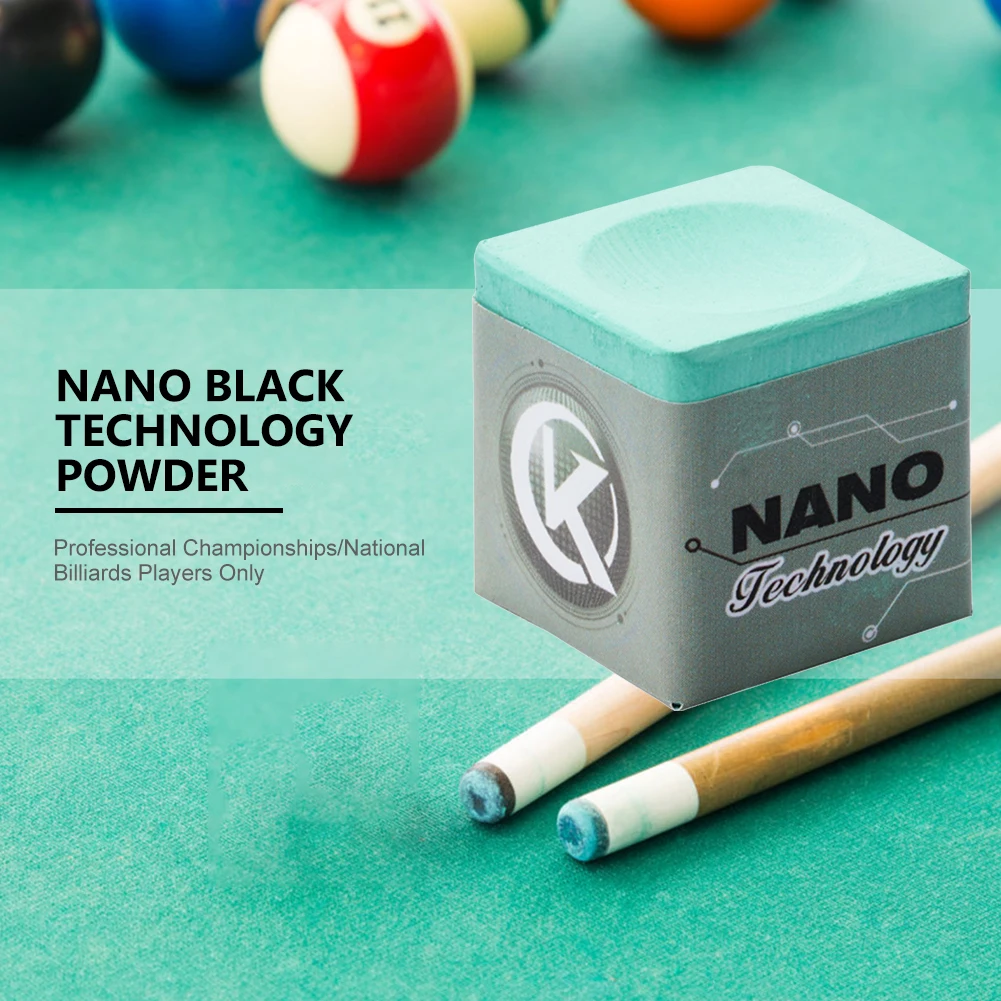 

50g Billiards Chalks Portable Snooker Cues Chalks Lightweight Non Stick Reduce Sliding Bar Fine Powder Texture Hand Tip Supplies