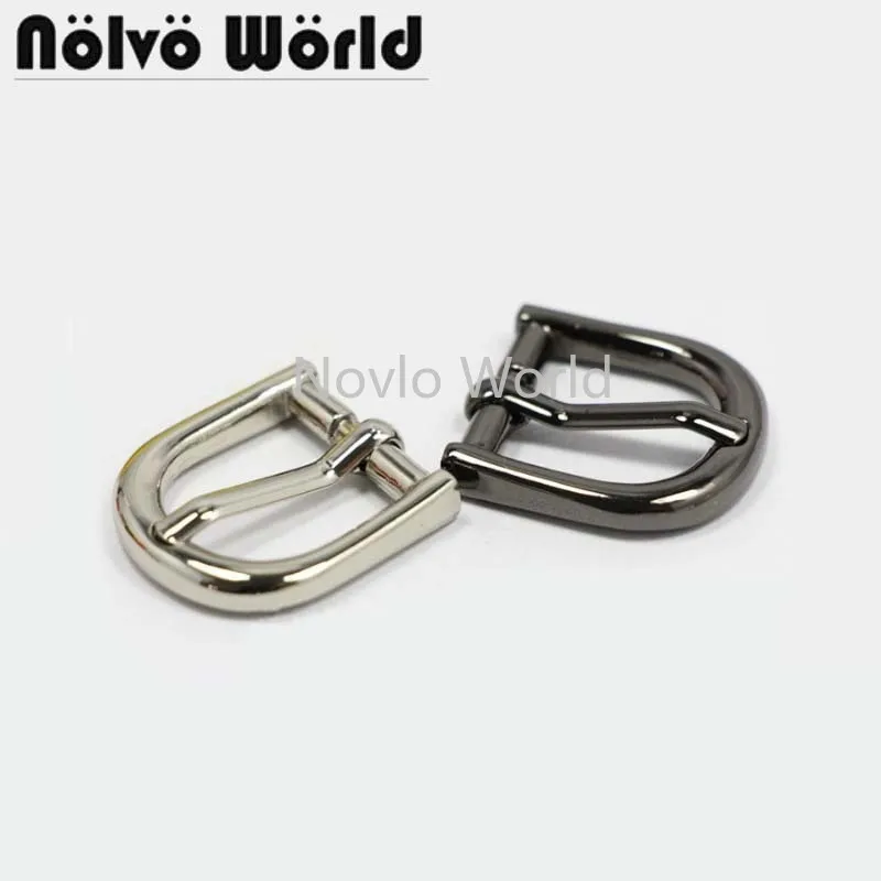 

50PCS 5 Colors inner width 17.5mm(5/8") half circular adjust pin buckle,alloy buckles for dog collars belt adjusted hardware