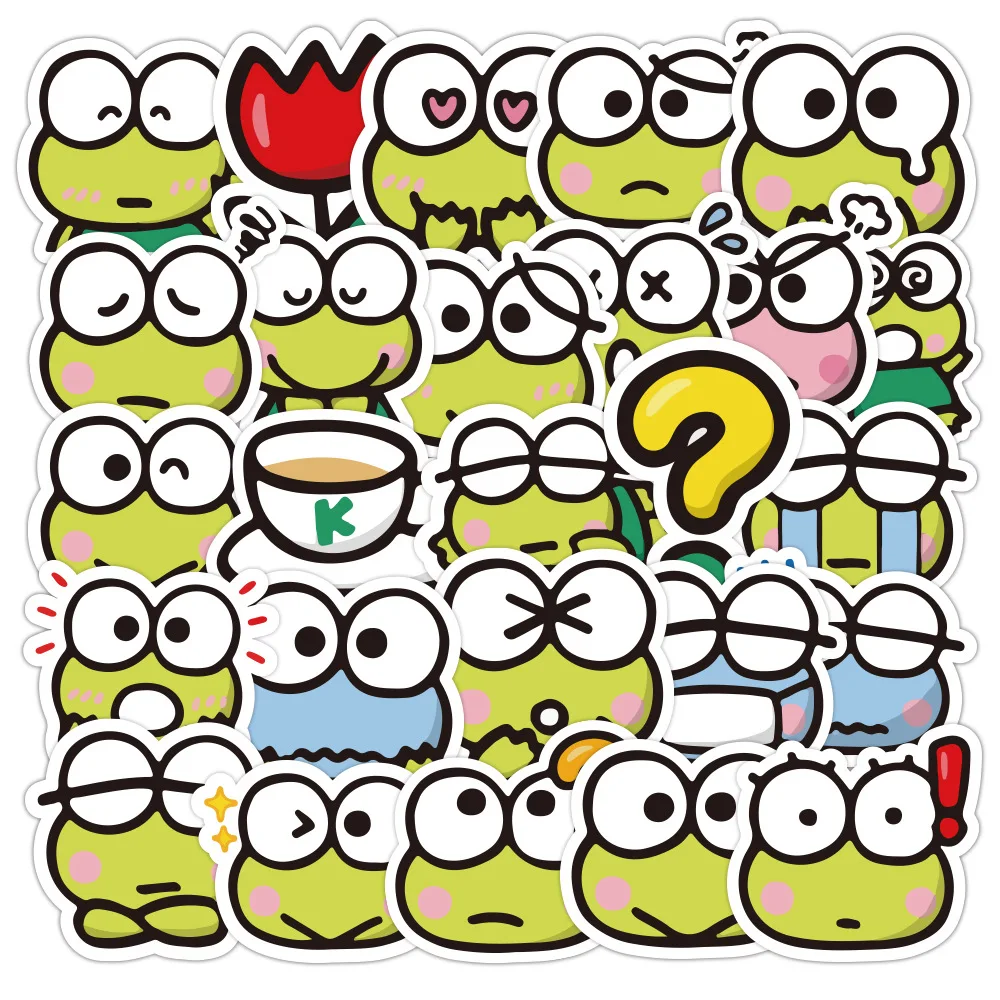 

40 шт. Мультяшные милые детские наклейки Keroppi